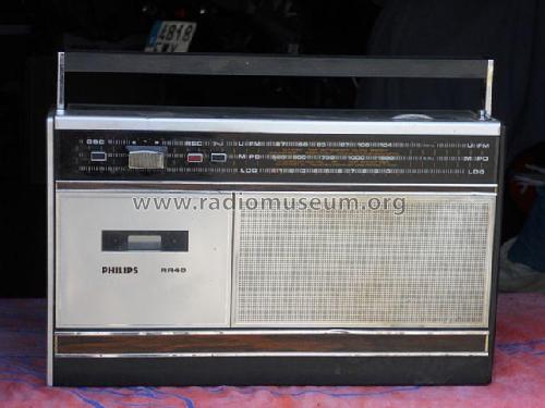 Radio Recorder RR40 22RR392; Philips Radios - (ID = 2089245) Radio