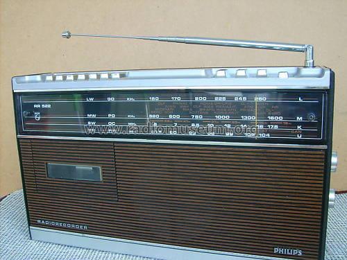 Radiorecorder RR522 22RR522; Philips Radios - (ID = 802651) Radio