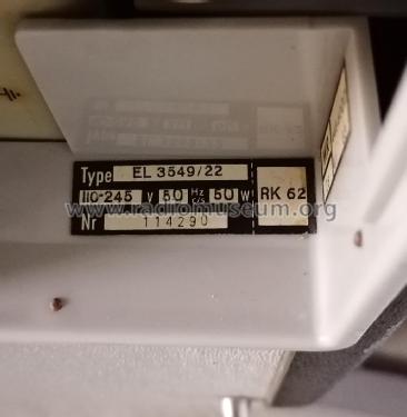 RK62 EL3549; Philips Radios - (ID = 2624009) R-Player