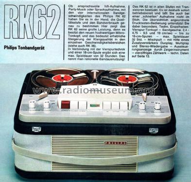 RK62 EL3549; Philips Radios - (ID = 2710996) R-Player