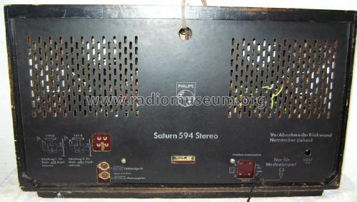 Saturn Stereo 594 B5D94A; Philips Radios - (ID = 2621195) Radio