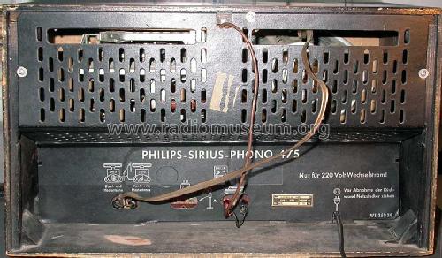 Sirius-Mignon-Phono HD475A; Philips Radios - (ID = 394758) Radio