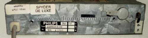 Spyder de Luxe 22RN513 /22; Philips Radios - (ID = 535700) Car Radio