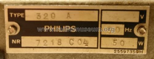 320A, 320A-16; Philips - Schweiz (ID = 2252366) Radio