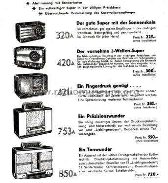 320A, 320A-16; Philips - Schweiz (ID = 2849725) Radio