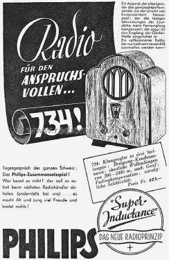 734A; Philips - Schweiz (ID = 2421758) Radio