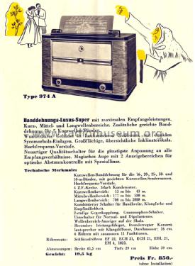 974 A; Philips - Schweiz (ID = 1048829) Radio
