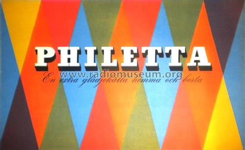 Philetta 203U-19; Philips, Svenska AB, (ID = 2084152) Radio