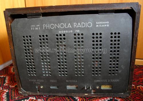 731 ; Phonola SA, FIMI; (ID = 250427) Radio