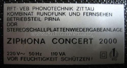 Concert 2000; Phonotechnik Pirna/ (ID = 575569) R-Player