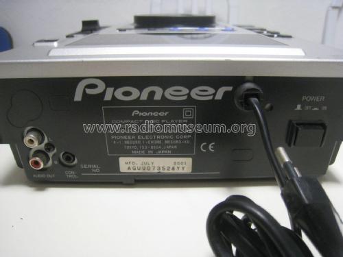 Compact Disc Player CDJ-100S; Pioneer Corporation; (ID = 1941463) Sonido-V