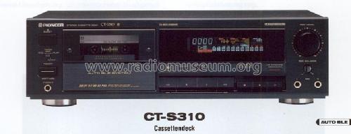 Stereo Cassette Deck CT-S310; Pioneer Corporation; (ID = 1235125) R-Player