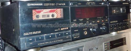 Stereo Double Cassette Deck CT-W710R; Pioneer Corporation; (ID = 2028003) R-Player