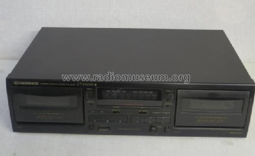 Stereo Double Cassette Deck CT-W205R; Pioneer Corporation; (ID = 1685968) R-Player