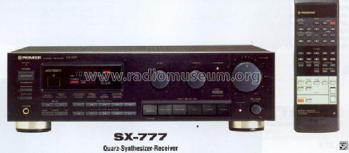 Stereo Receiver SX-777; Pioneer Corporation; (ID = 1234163) Radio