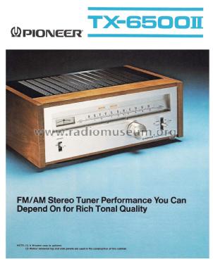Stereo Tuner TX-6500II ; Pioneer Corporation; (ID = 1942429) Radio