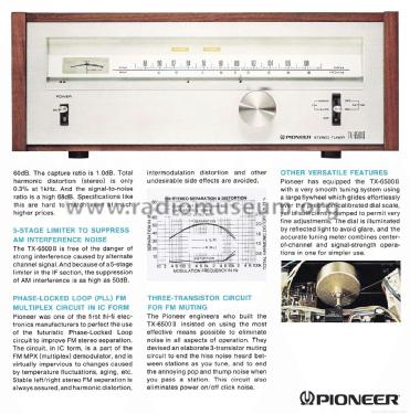 Stereo Tuner TX-6500II ; Pioneer Corporation; (ID = 1942434) Radio