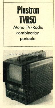 Plustron TV / Radio combination TVR5D; Plustronics Ltd.; (ID = 894365) TV Radio