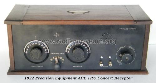 ACE TRU Concert Recptor; Precision Equipment (ID = 1994004) Radio