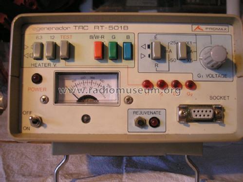 CRT Analyzer / Rejuvenator RT-501B; Promax; Barcelona (ID = 1181366) Equipment