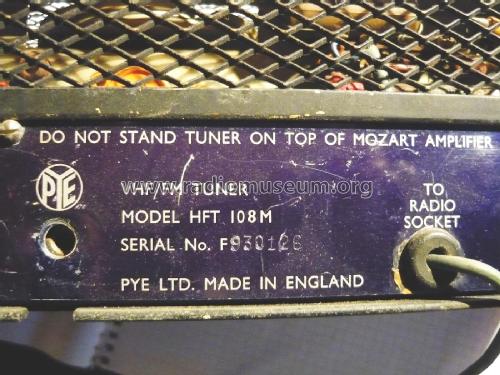 High Fidelity HFT 108M; Pye Ltd., Radio (ID = 1794685) Radio