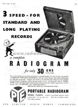 P32QTG; Pye Ltd., Radio (ID = 2293130) Radio