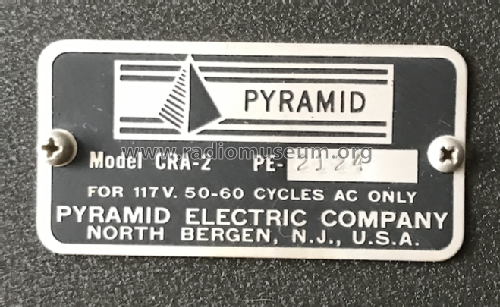 CRA-2 Capacitor-Resistor Analyzer; Pyramid Electric (ID = 2087150) Equipment