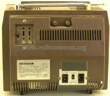 Fernseh-Rundfunk-Kombination SK 992 ; QUELLE GmbH (ID = 1724216) TV Radio