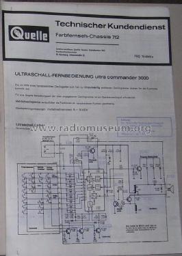 Ultraschall-Fernbedienung - Ultra Commander 3000; QUELLE GmbH (ID = 1791696) Misc