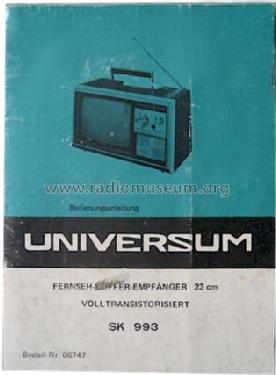 Universum SK-993 ; QUELLE GmbH (ID = 1199896) Television