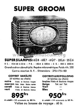 Super-Groom ; Radialva, Véchambre (ID = 2024085) Radio