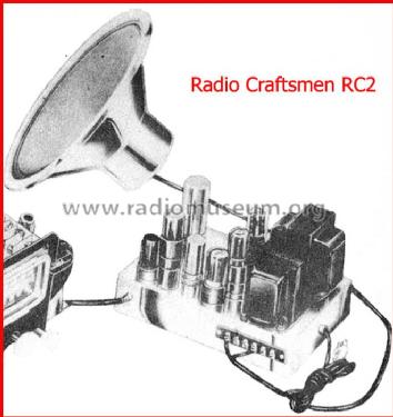 Hi-Fi Amplifier RC-2; Radio Craftsmen Inc. (ID = 474624) Ampl/Mixer