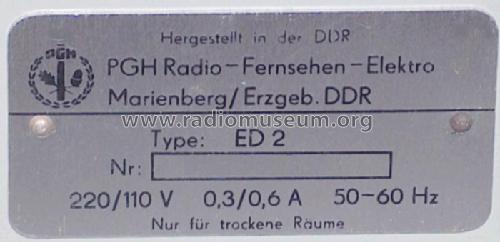 Schuloszillograf ED2; Radio-Fernsehen- (ID = 230305) teaching