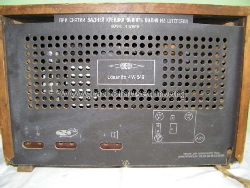 Lössnitz 4W549; Radio-Mechanik C. (ID = 647504) Radio