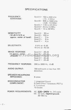 Realistic DX-160 Cat.-No. 20-152; Radio Shack Tandy, (ID = 1775113) Amateur-R