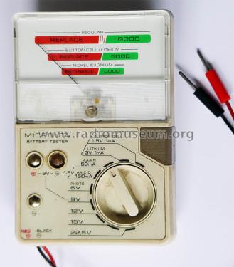 Micronta Battery Checker 22-032; Radio Shack Tandy, (ID = 1022437) Equipment