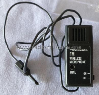 FM Wireless Microphone 33-1076; Radio Shack Tandy, (ID = 1813745) Commercial Tr