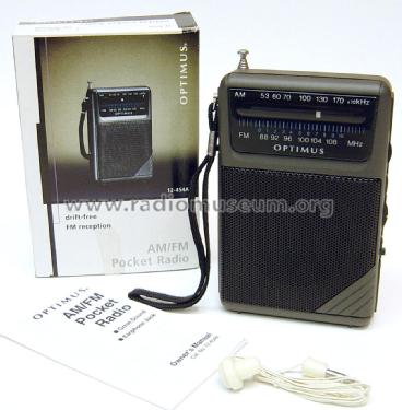 Optimus® - AM/FM Pocket Radio 12-454A; Radio Shack Tandy, (ID = 1852667) Radio