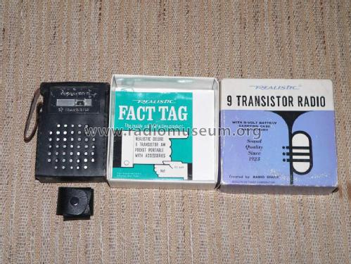 9 Transistor Cat. No.= 12-649; Radio Shack Tandy, (ID = 933354) Radio