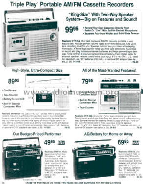 Realistic Minisette-10 14-1000; Radio Shack Tandy, (ID = 1375462) Radio