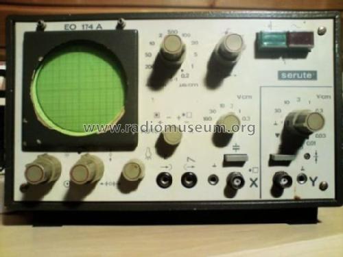 Serute Einstrahloszilloskop EO174A; Radio und Fernsehen (ID = 546357) Equipment