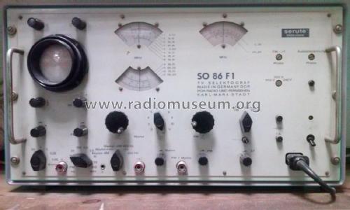 TV-Selektograf SO86F1; Radio und Fernsehen (ID = 1824084) Equipment