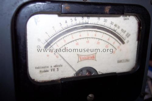 Voltímetro a válvulas - Valgifson VV-3; Radio Watt Valgifson (ID = 1983102) Ausrüstung