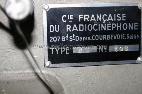 BS; Radiocinéphone, (ID = 429384) Radio