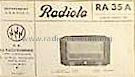 RA35A; Radiola marque (ID = 699790) Radio