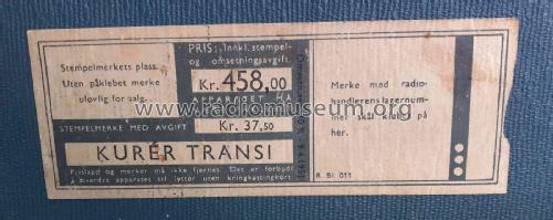 Kurer Transi ; Radionette; Oslo (ID = 2894483) Radio
