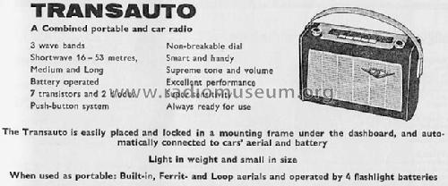 Transauto ; Radionette; Oslo (ID = 295347) Radio