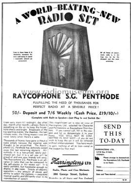 S.G. Penthode R2-20; Raycophone Ltd., (ID = 2477758) Radio