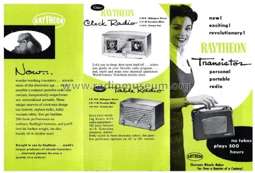 Transistor Radio 8TP1 Ch= 8RT1; Raytheon Mfg. Co.; (ID = 2940066) Radio