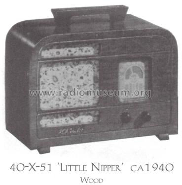 40X51 Little Nipper Ch= RC-436; RCA RCA Victor Co. (ID = 1522124) Radio